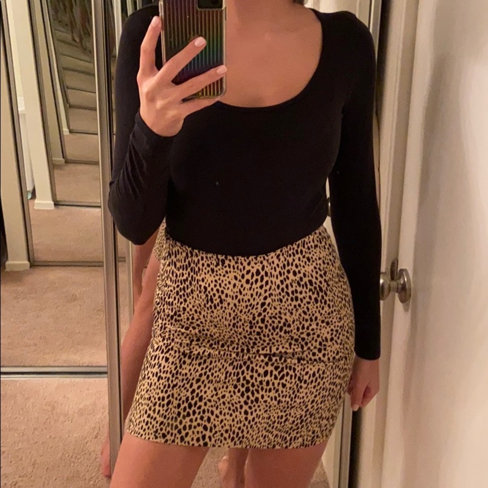 Cheetah Skirt BRANDY MELVILLE